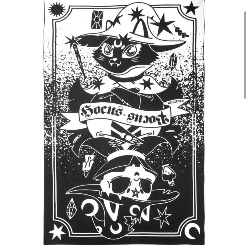 Killstar “Meow-Gical” Beach Towel